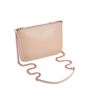 TED BAKER NARA CROSSHATCH LEATHER CROSSBODY